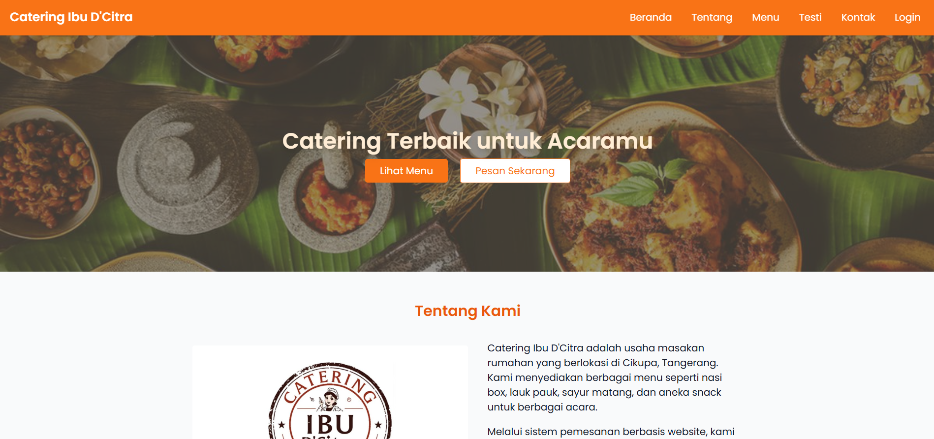 Catering Order